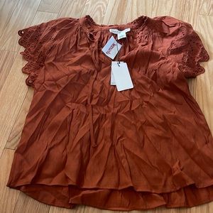 Rust blouse